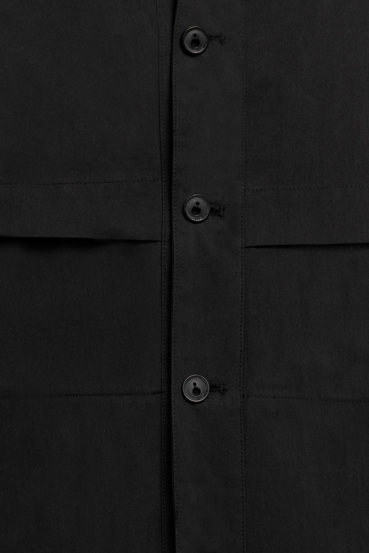 ZYLEN OVERSHIRT - BLACK