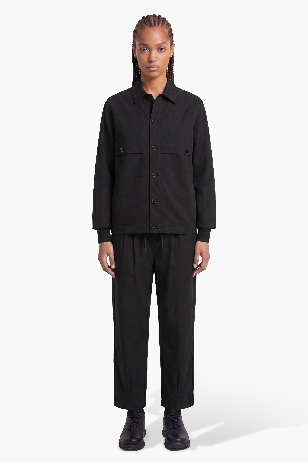 ZYLEN OVERSHIRT - BLACK