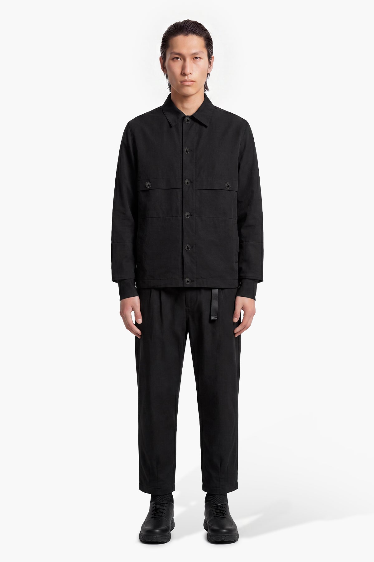ZYLEN OVERSHIRT - BLACK