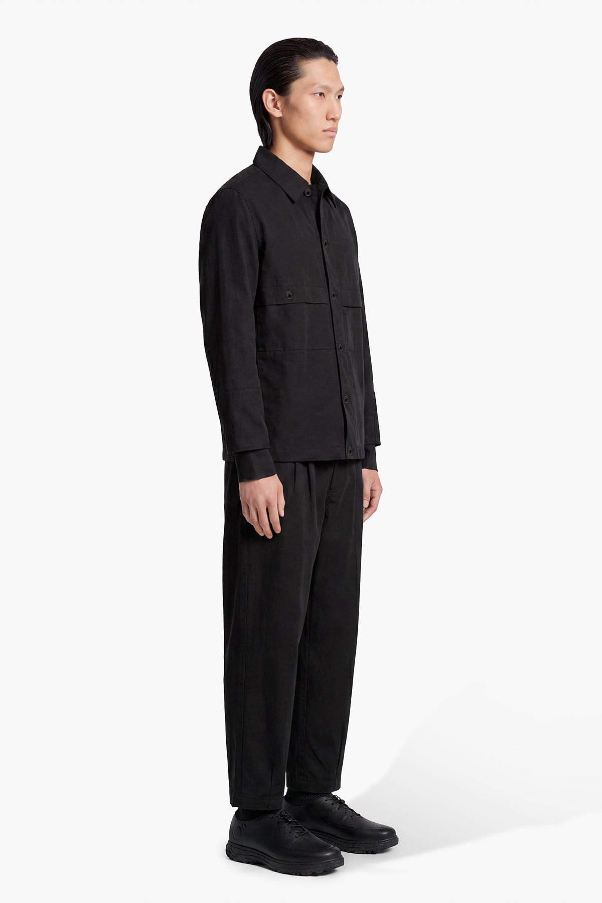 ZYLEN OVERSHIRT - BLACK
