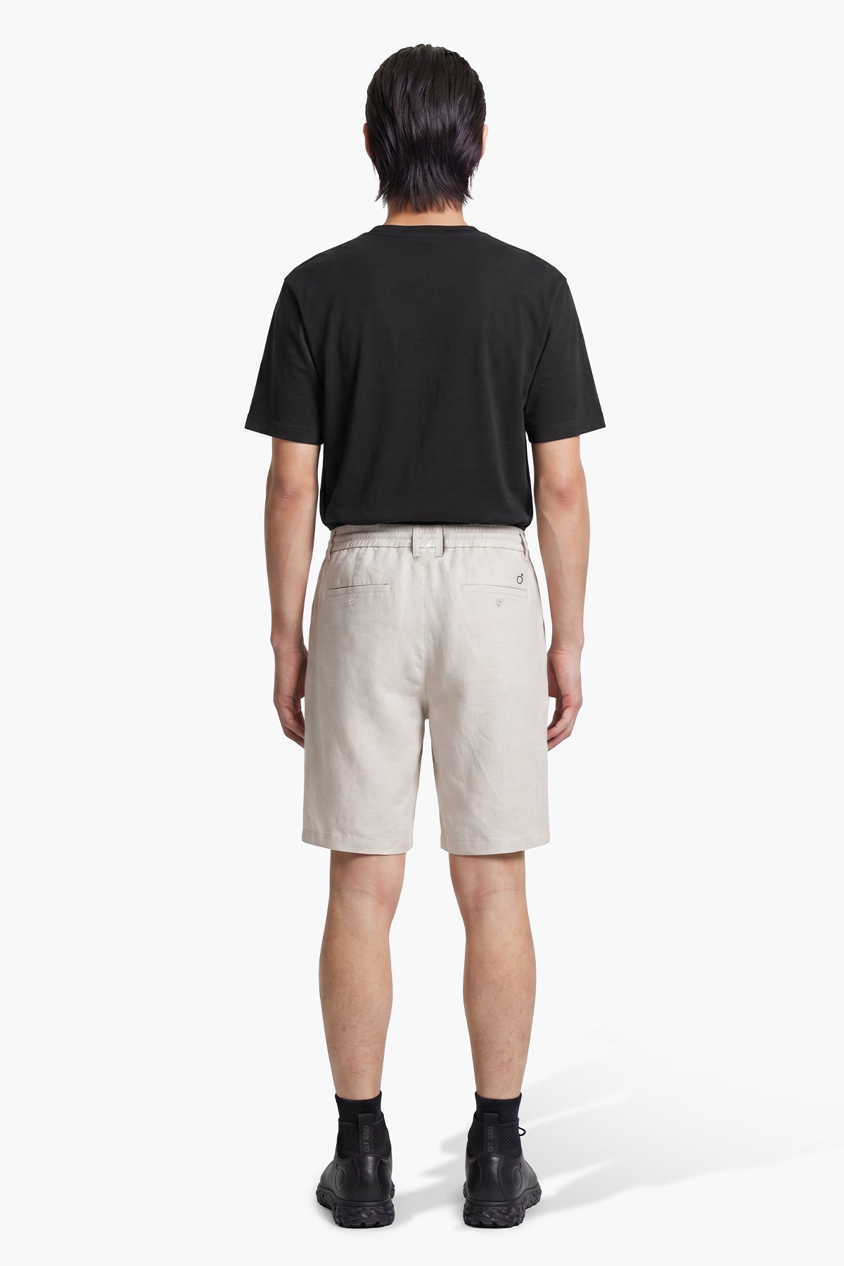 NOMAD LINEN CHINO CUT SHORT - ANTARTIC
