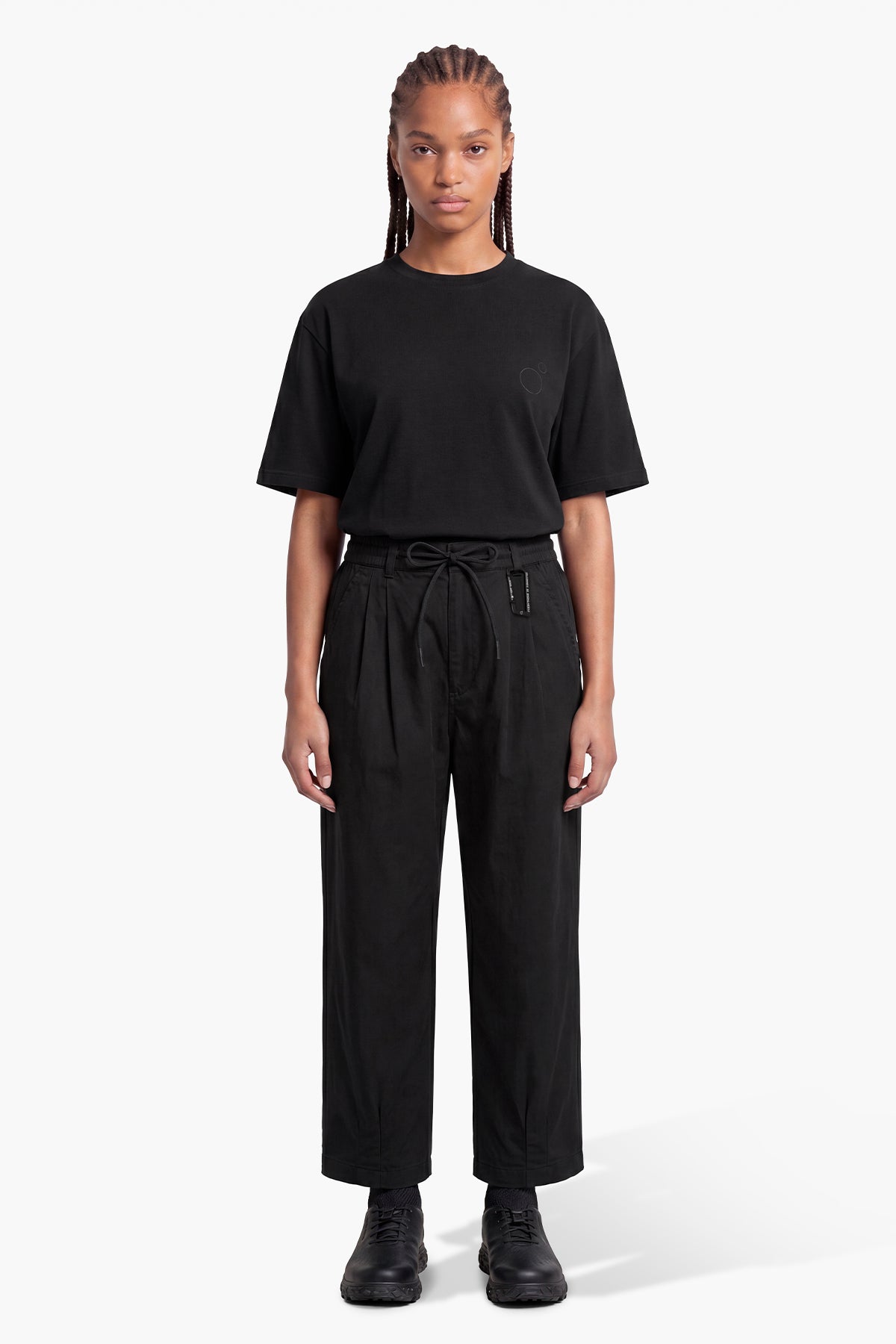 ROCHEL OVER FIT PANT - BLACK