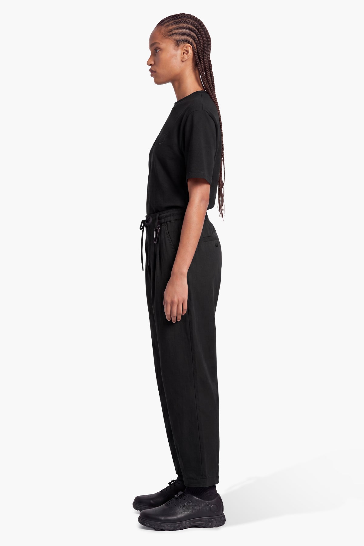ROCHEL OVER FIT PANT - BLACK