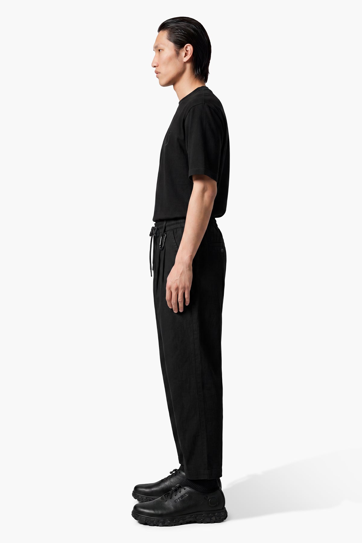 ROCHEL OVER FIT PANT - BLACK