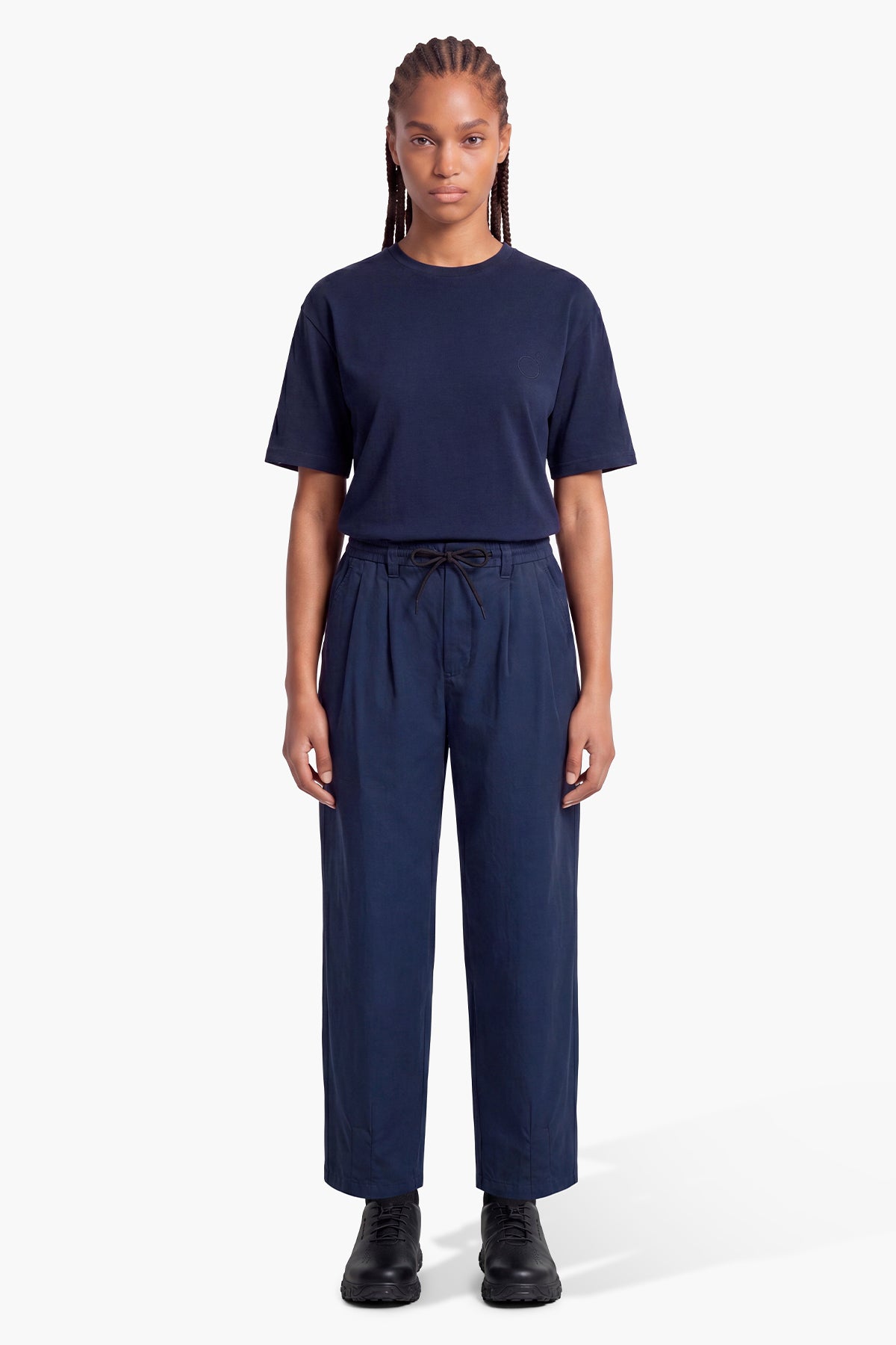 ROCHEL OVER FIT PANT - BLUE INK