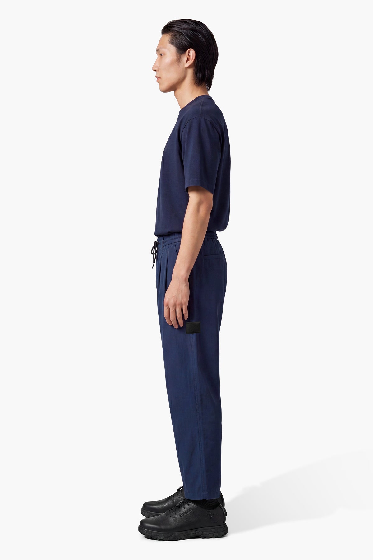 ROCHEL OVER FIT PANT - BLUE INK