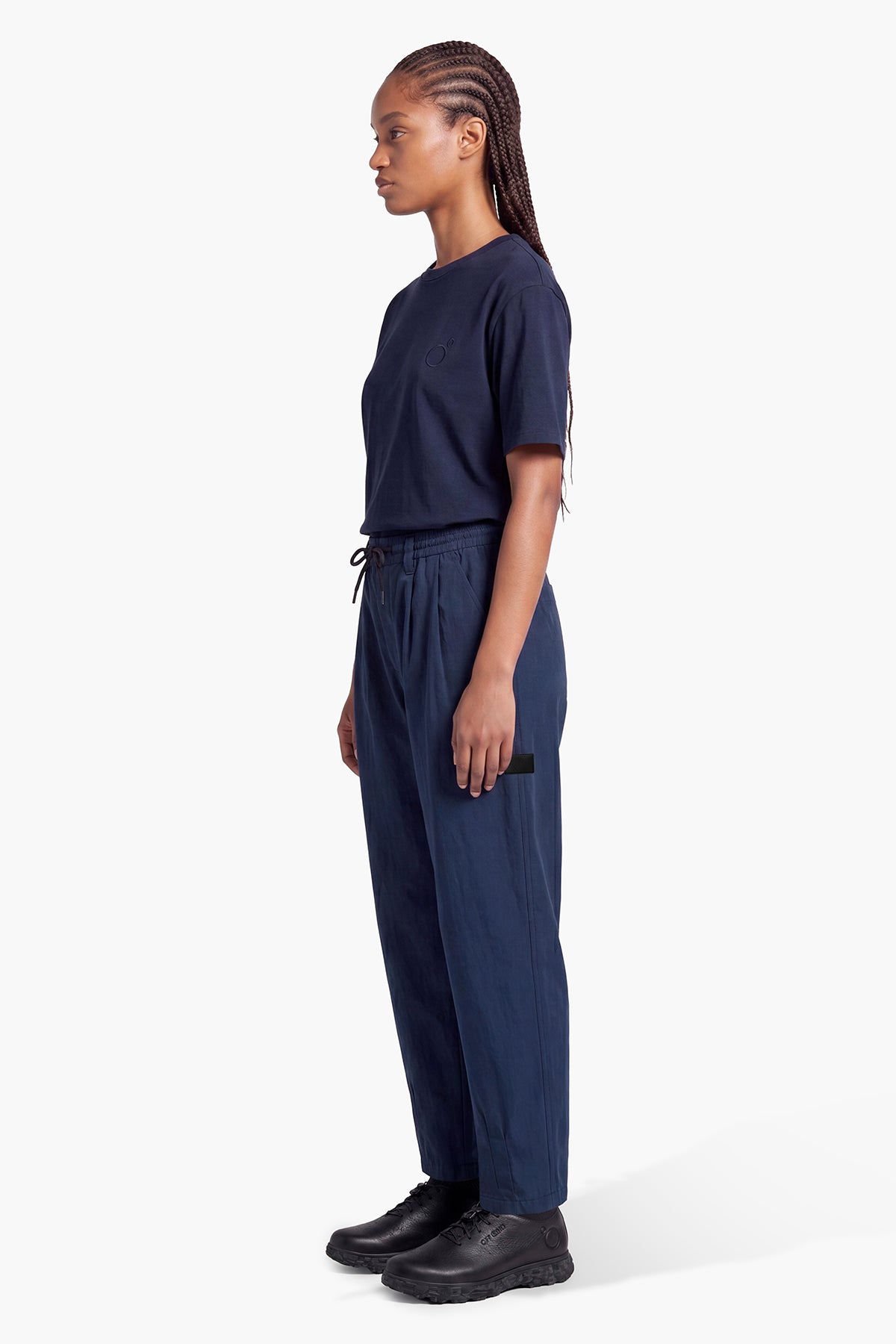 ROCHEL OVER FIT PANT - BLUE INK