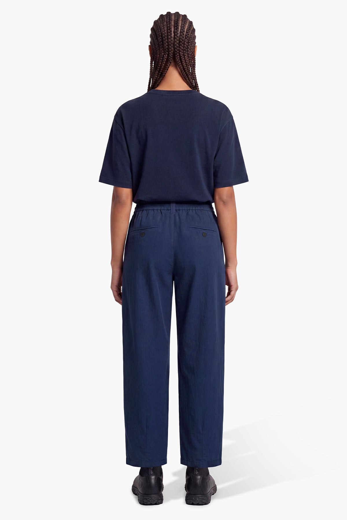 ROCHEL OVER FIT PANT - BLUE INK