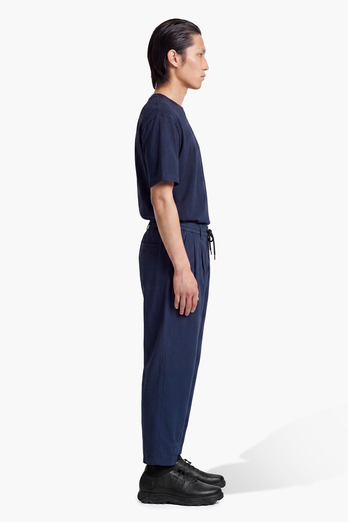 ROCHEL OVER FIT PANT - BLUE INK