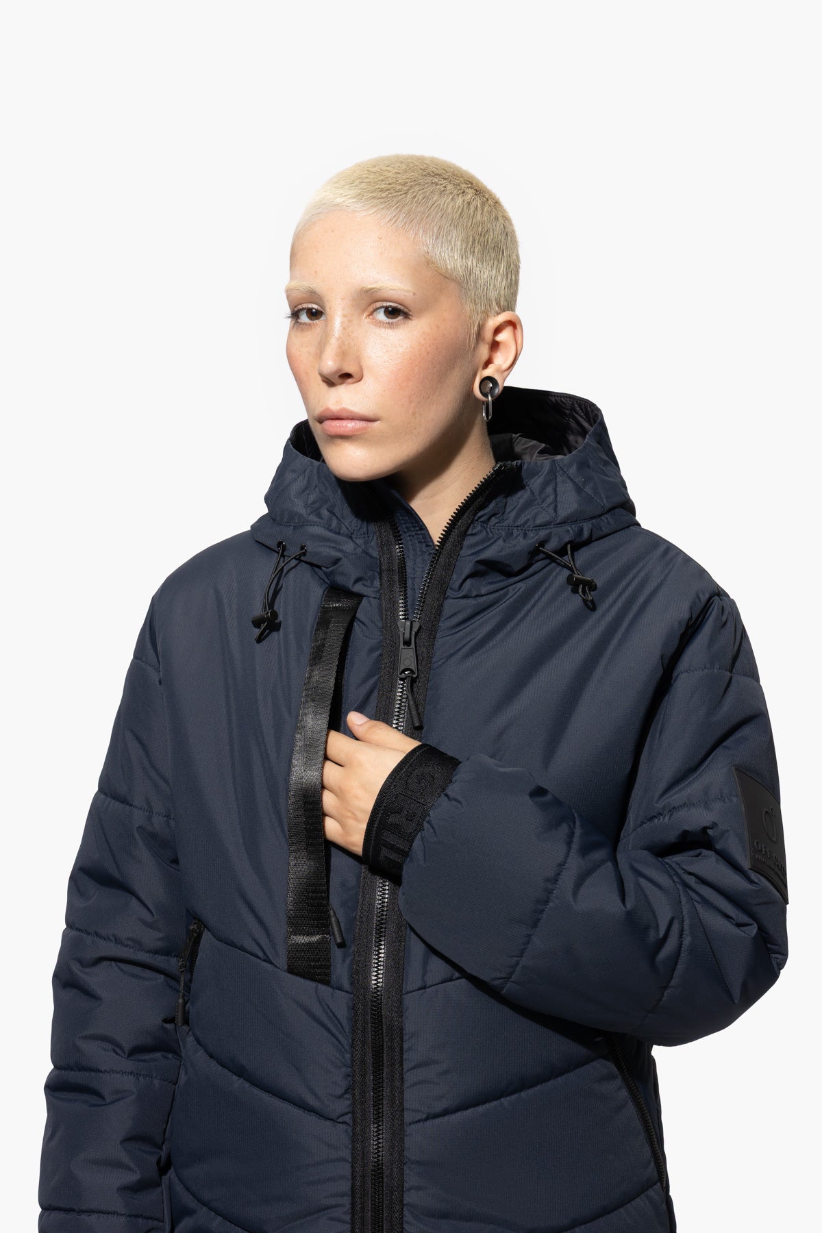 MUSTER PADDING JACKET - S & BLUE