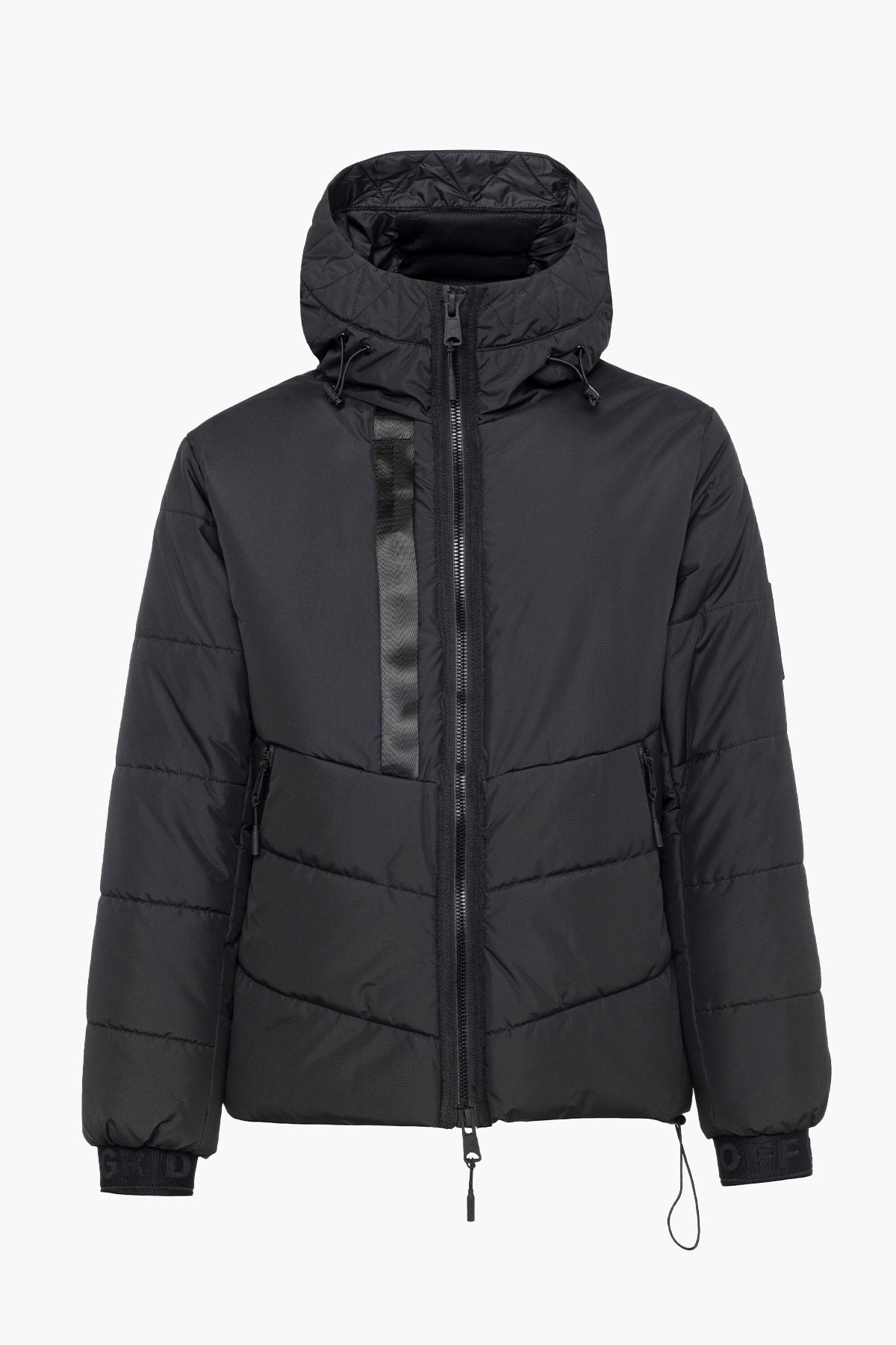 MUSTER STEPPJACKE - SCHWARZ