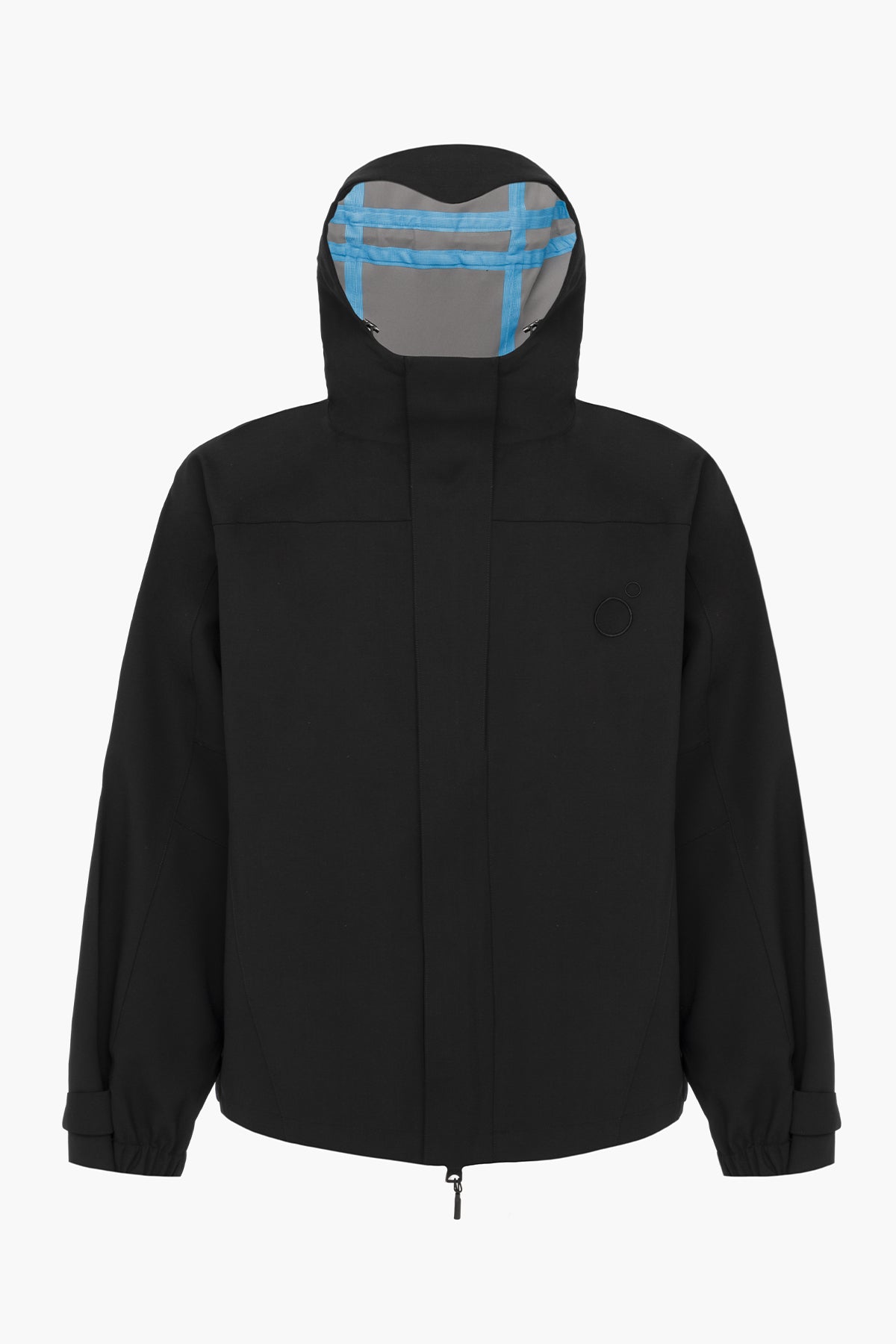 ENTANGLEMENT 3 LAYER WOOL JACKET - BLACK