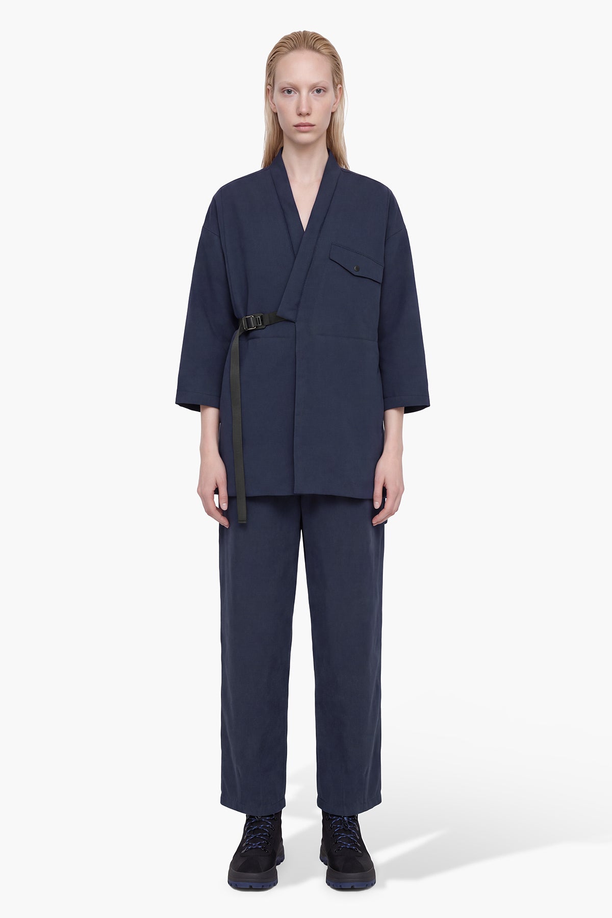 HAVEN KIMONO JACKET - BLU NAVY