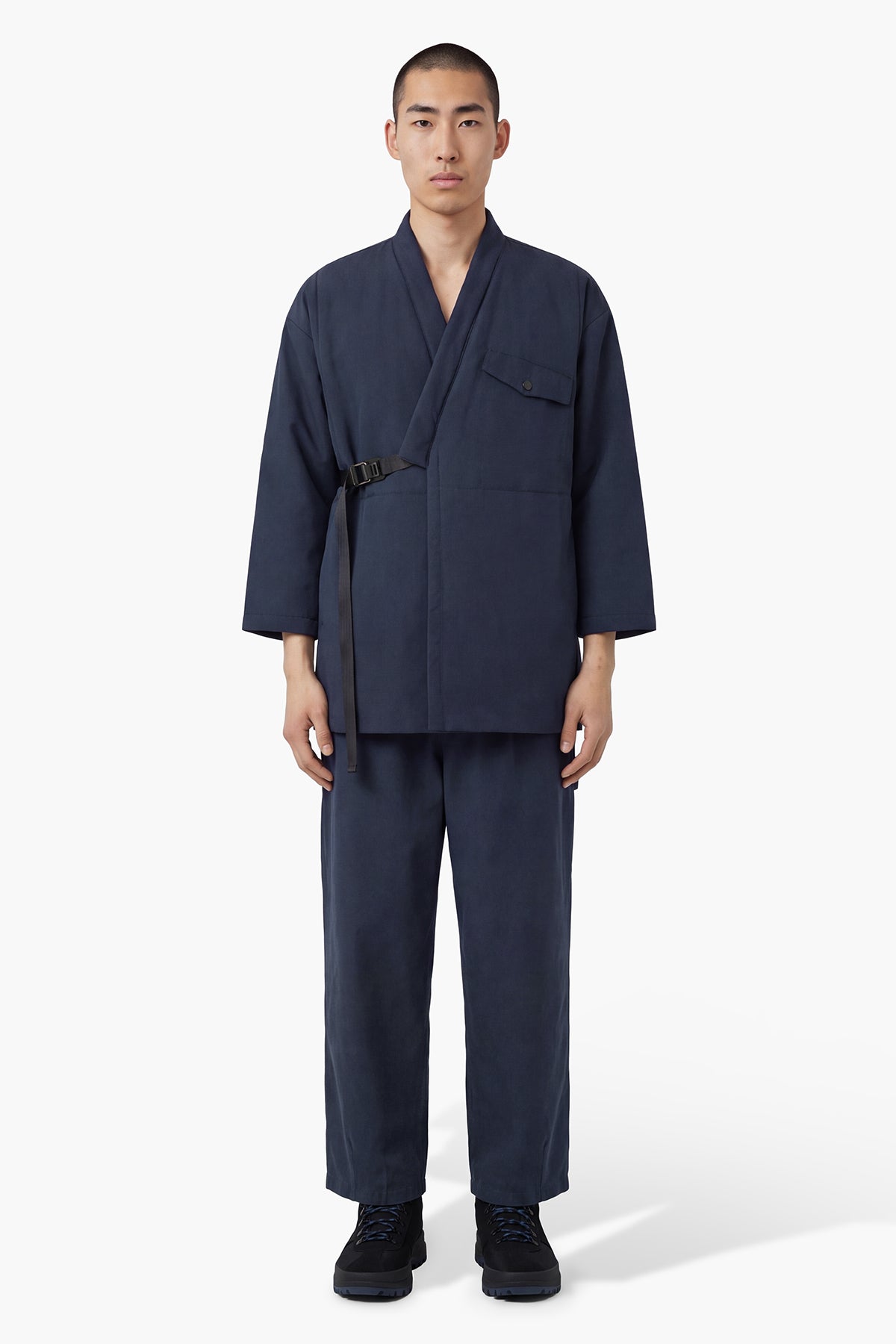 HAVEN KIMONO JACKET - BLU NAVY