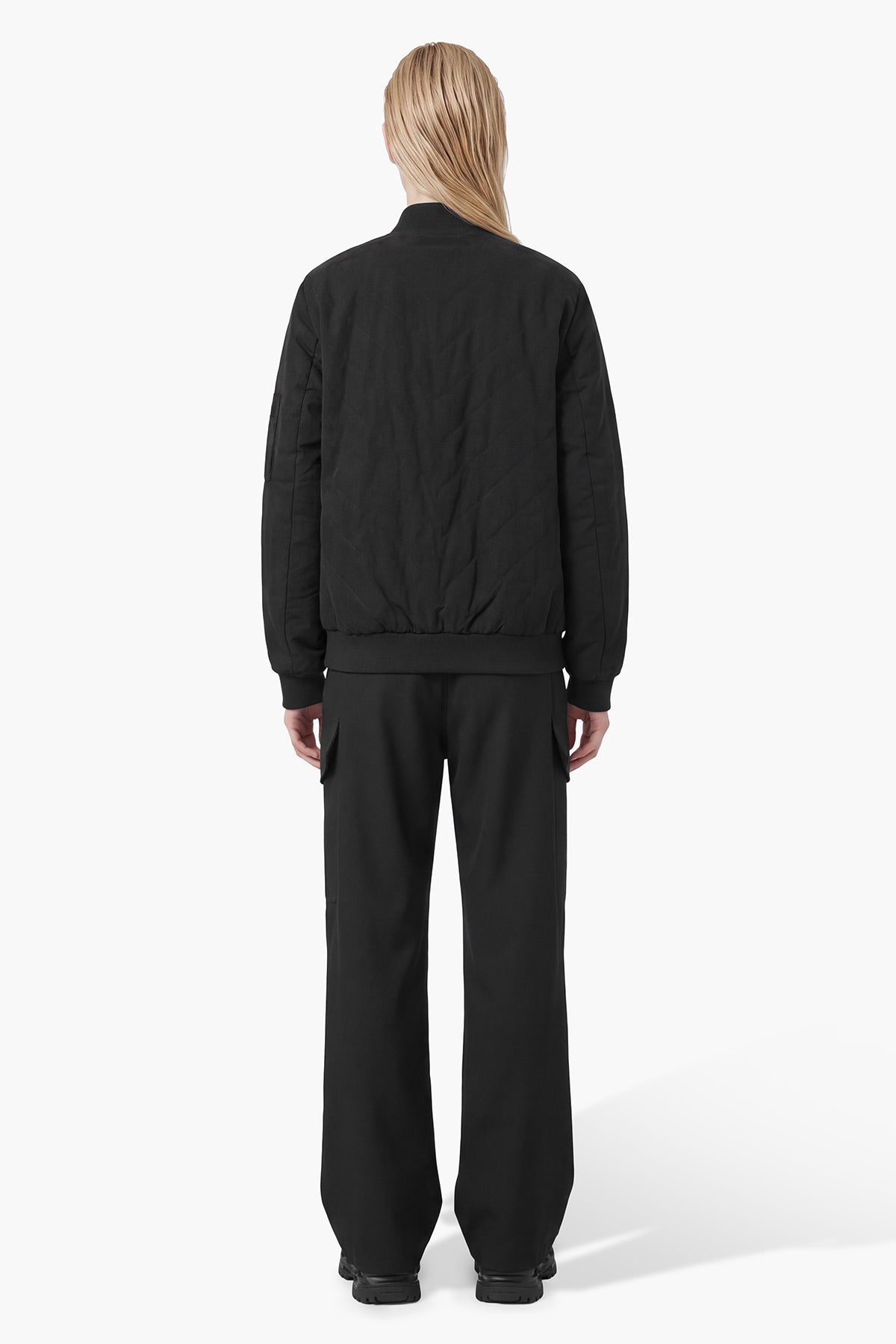 MUSTER STEPPJACKE - SCHWARZ