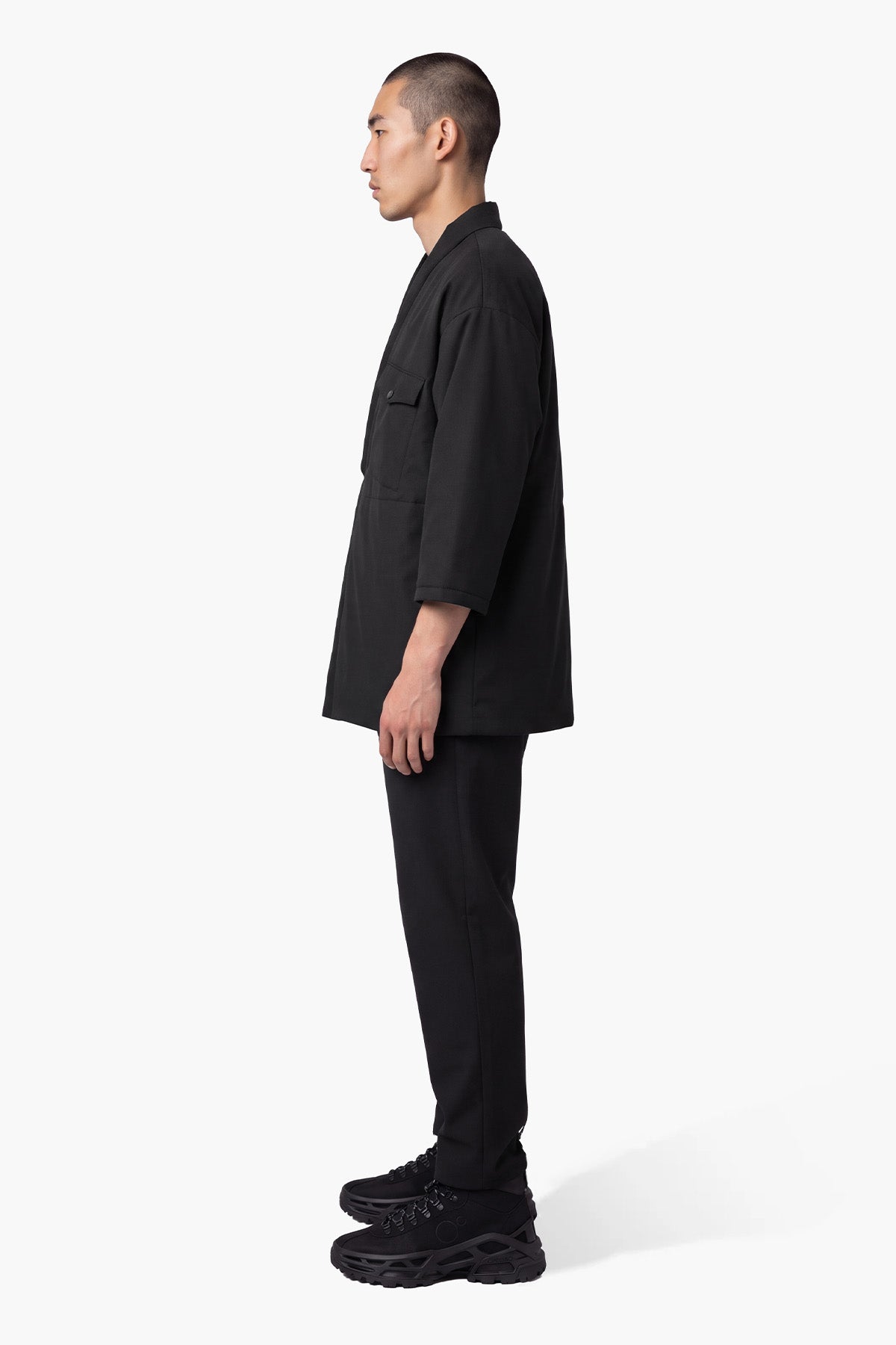 HAVEN KIMONO TECHWOOL JACKET - BLACK