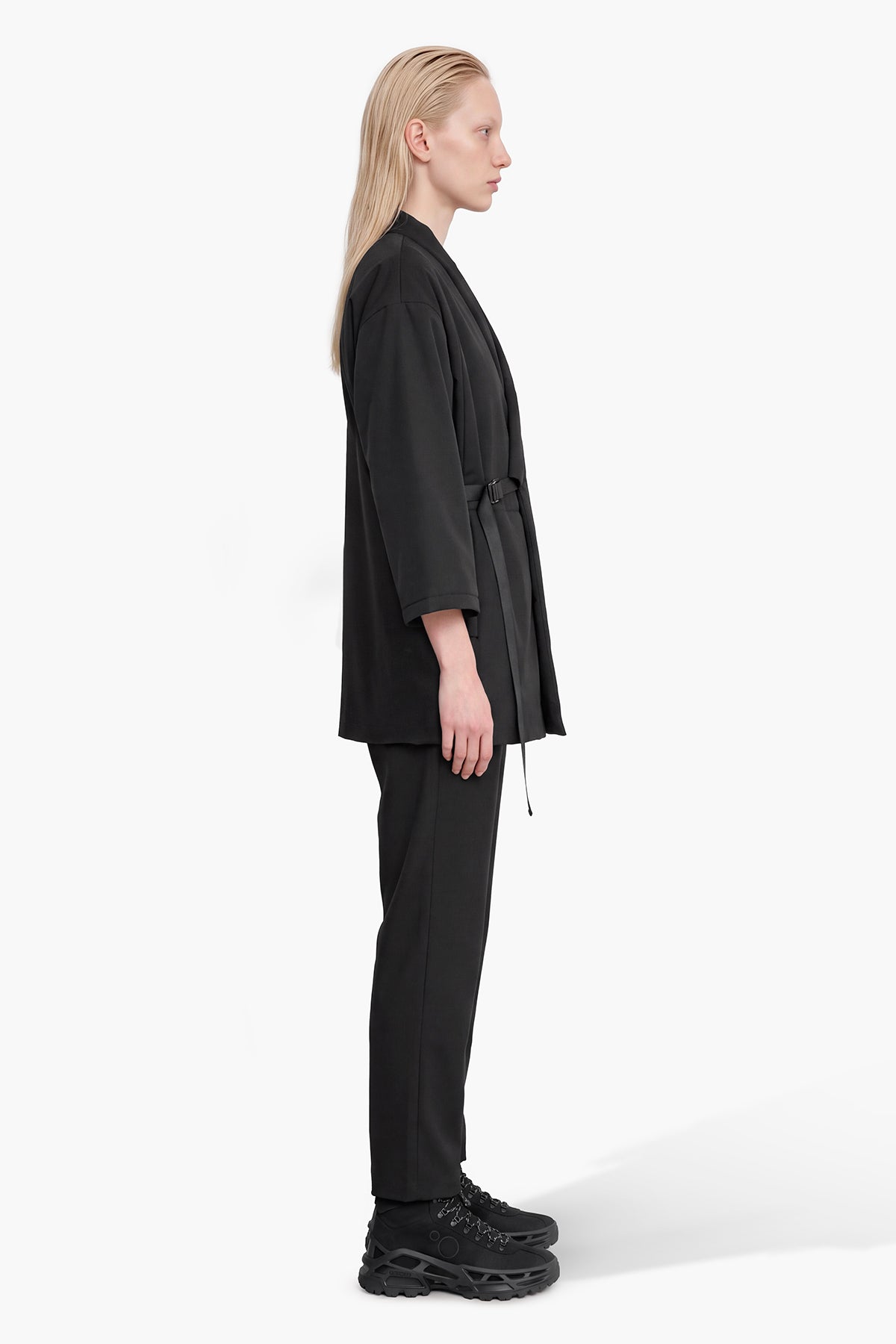 HAVEN KIMONO TECHWOOL JACKET - BLACK