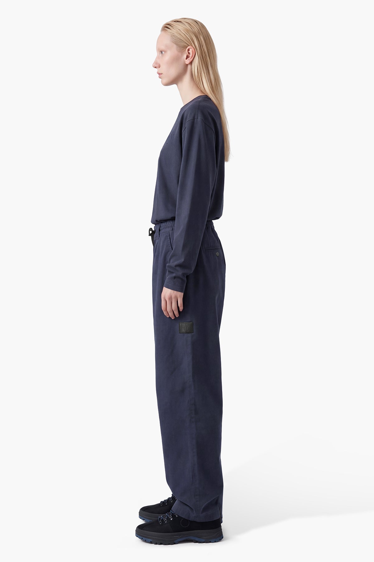 ROCHEL WIDE PANT - BLU NAVY