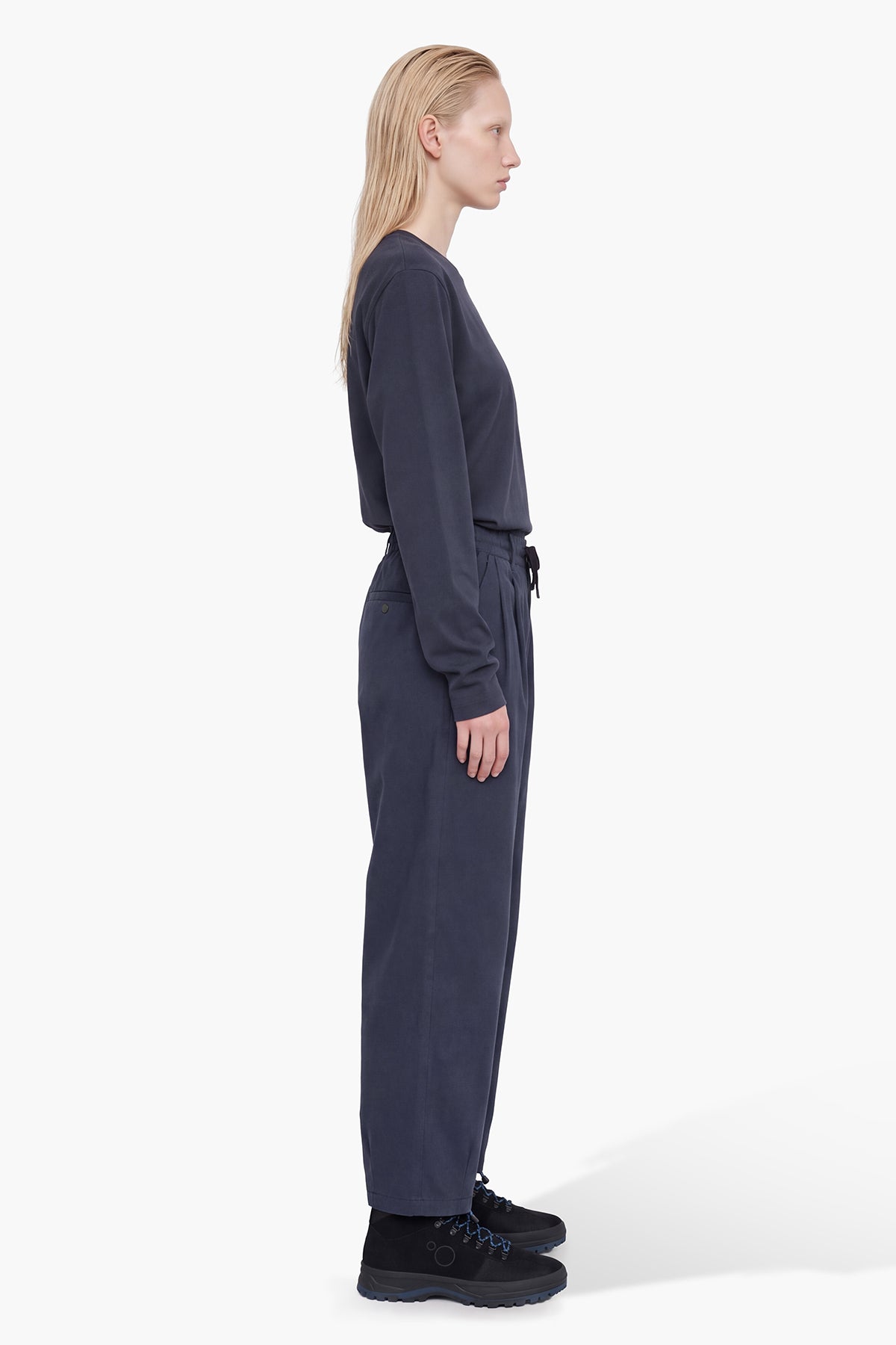 ROCHEL WIDE PANT - BLU NAVY