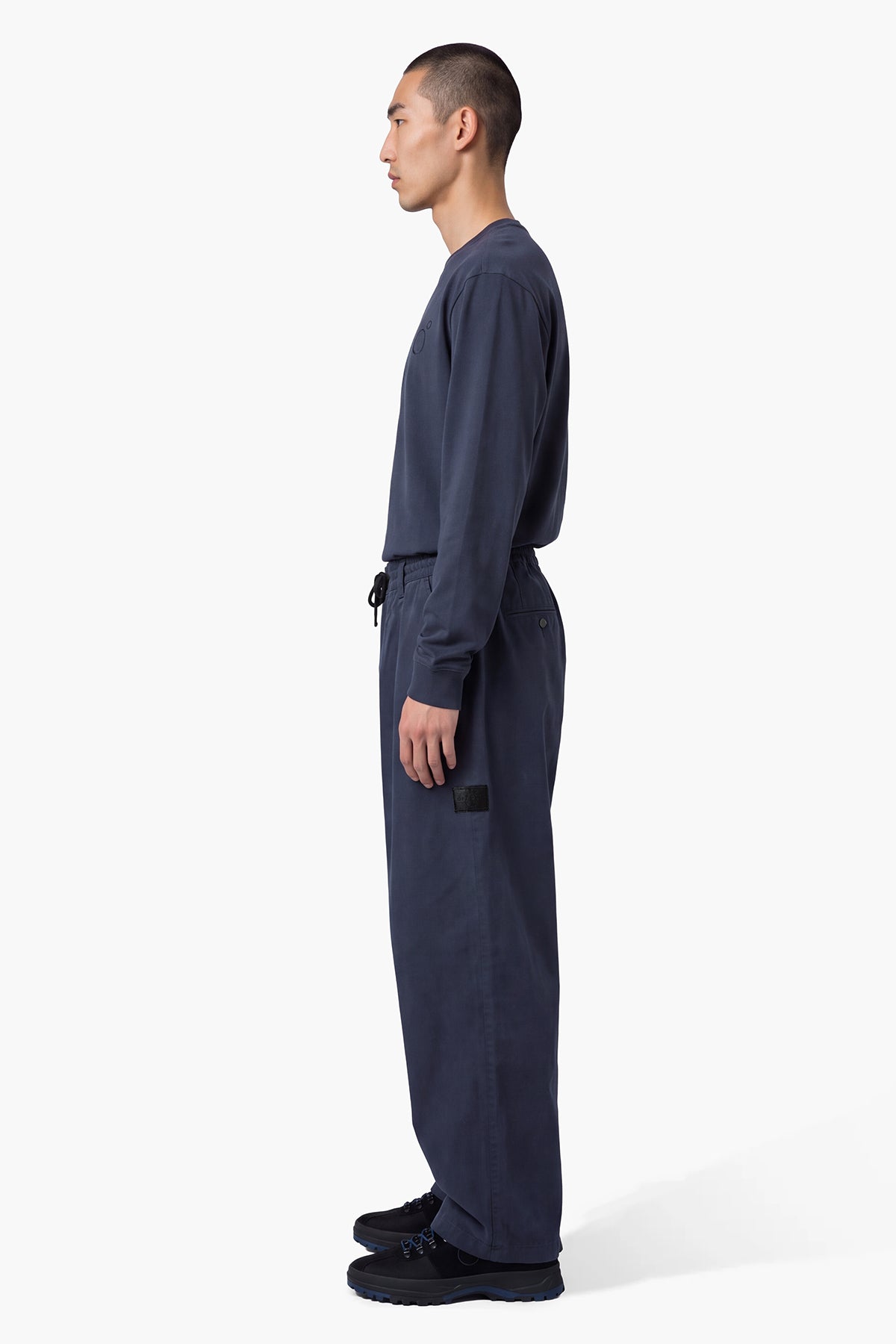 ROCHEL WIDE PANT - BLU NAVY