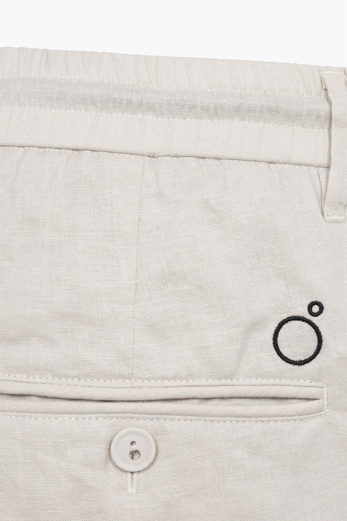 NOMAD LINEN CHINO CUT SHORT - ANTARTIC