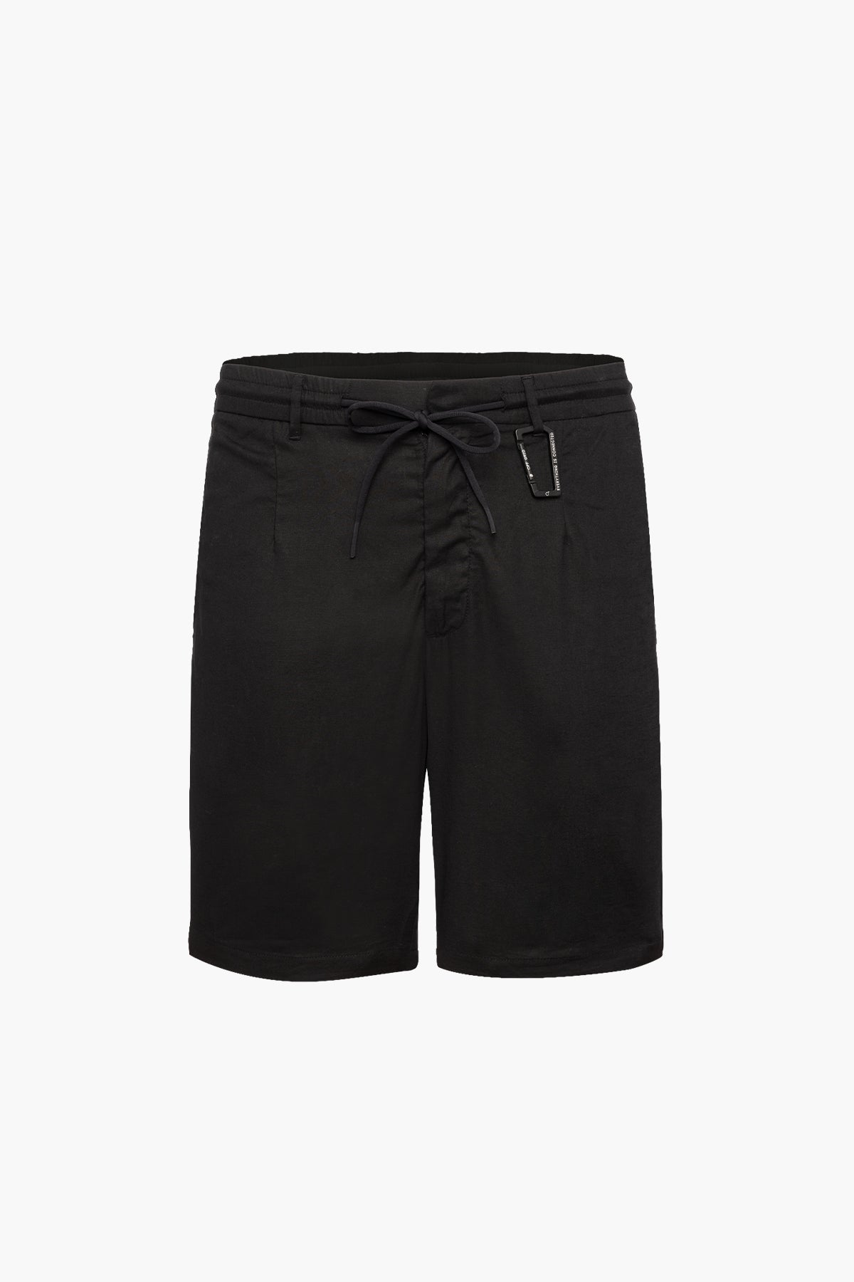 NOMAD LINEN CHINO CUT SHORT - BLACK