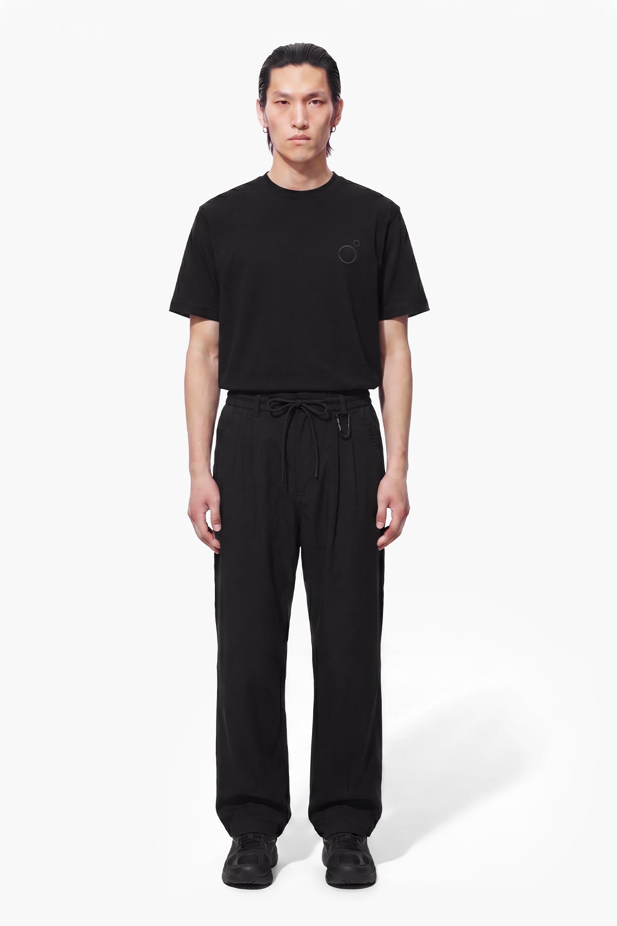 ROCHEL OVER FIT PANT - BLACK