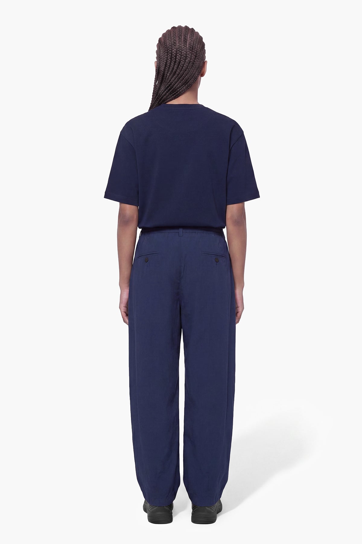ROCHEL OVER FIT PANT - BLUE INK