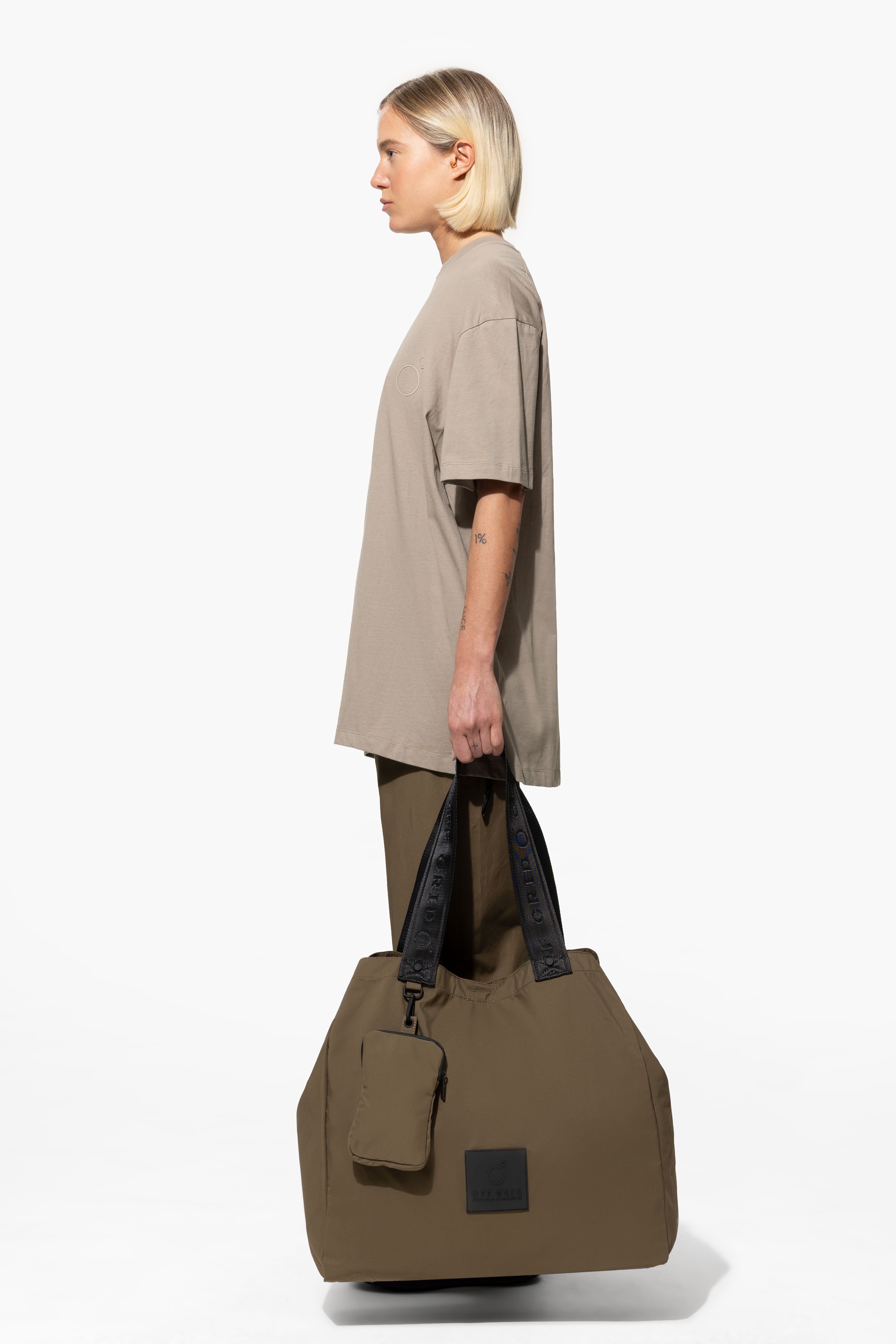 SHOPPING BAG TECH - MILITARY GREEN
