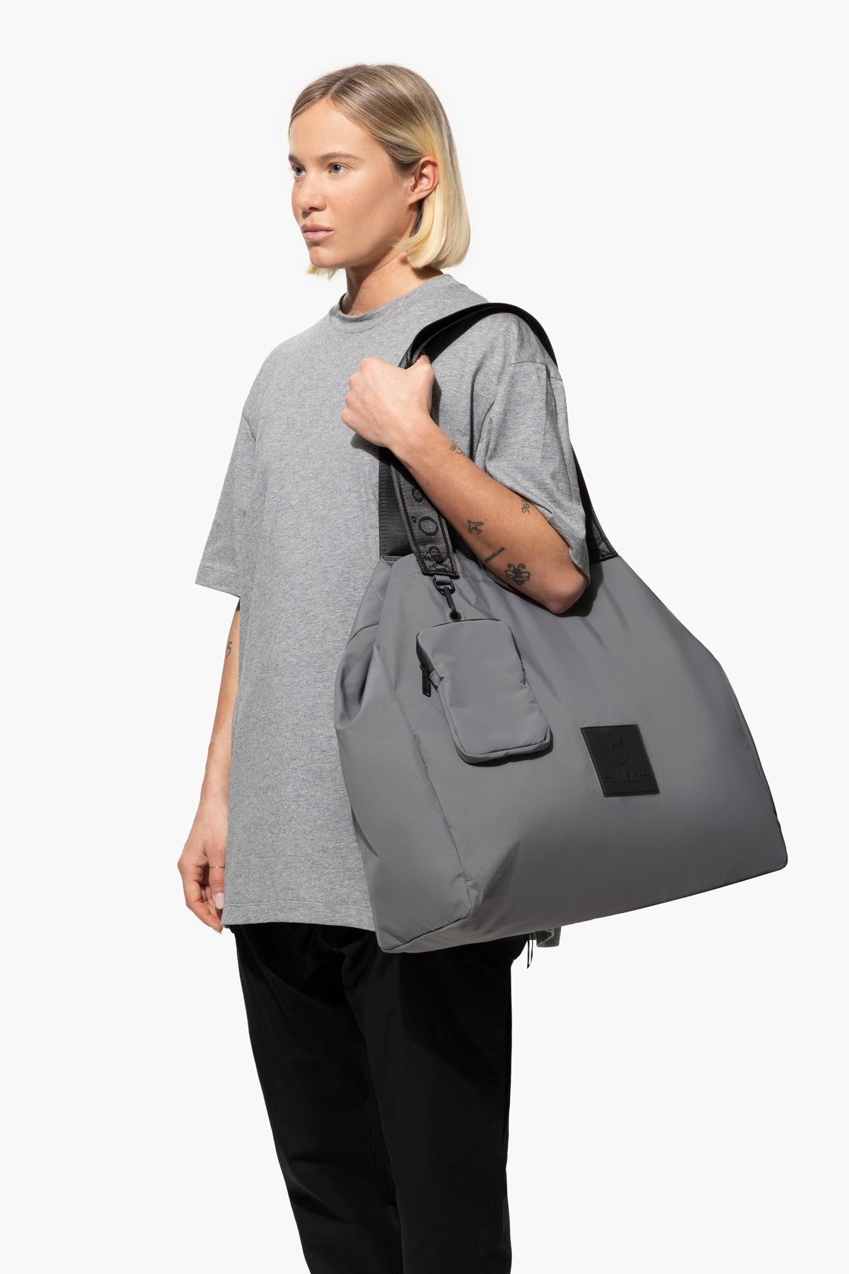 SHOPPING BAG TECH - GREY STONE