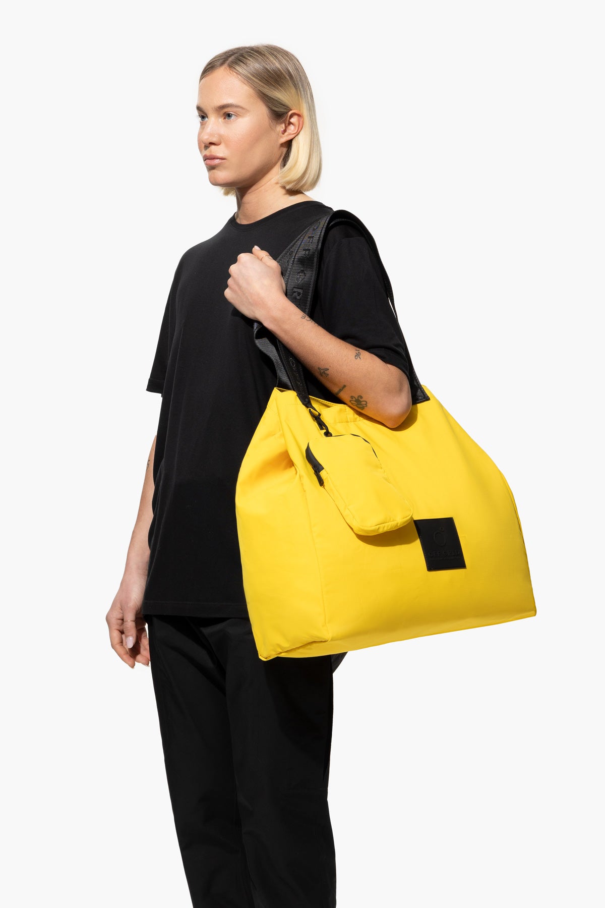 SHOPPING BAG TECH - YELLOW