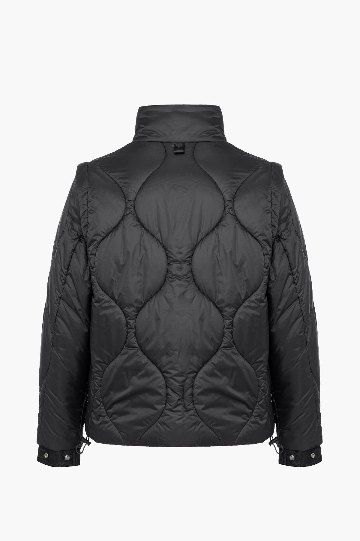 TWO PADDING JACKET - S & BLACK