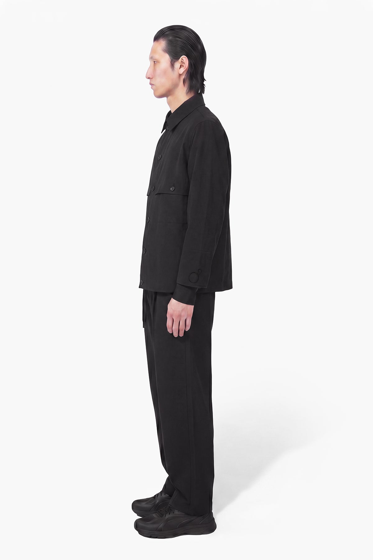ZYLEN OVERSHIRT - BLACK