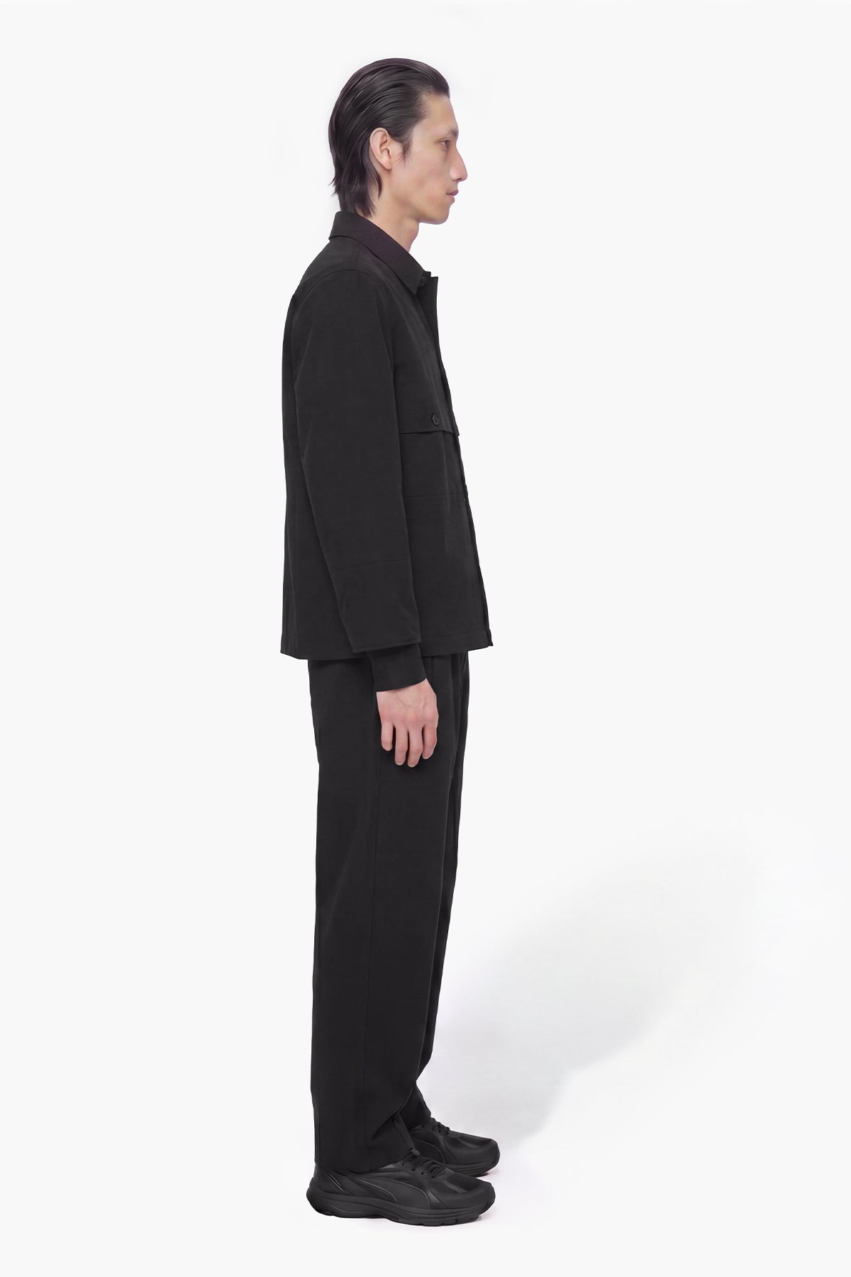 ZYLEN OVERSHIRT - BLACK